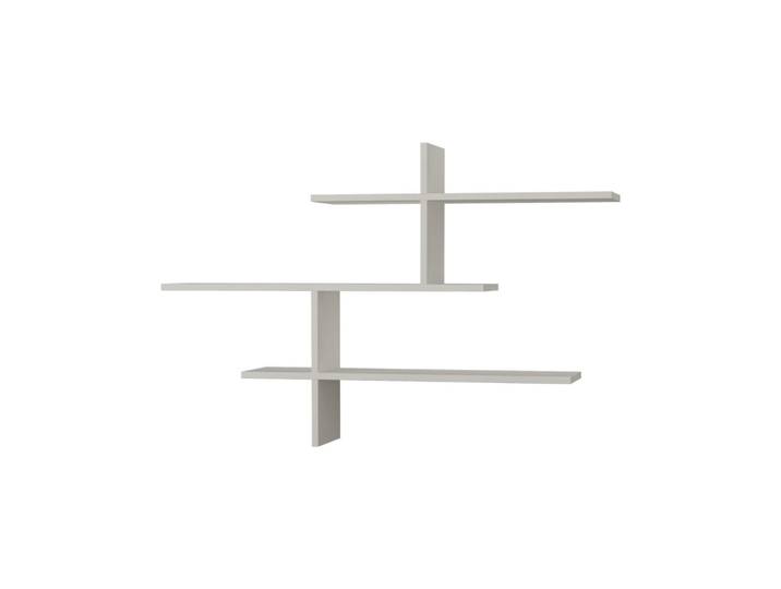 Étagère murale en bois ''leo'' - 123 x 22 x 80 cm - blanc