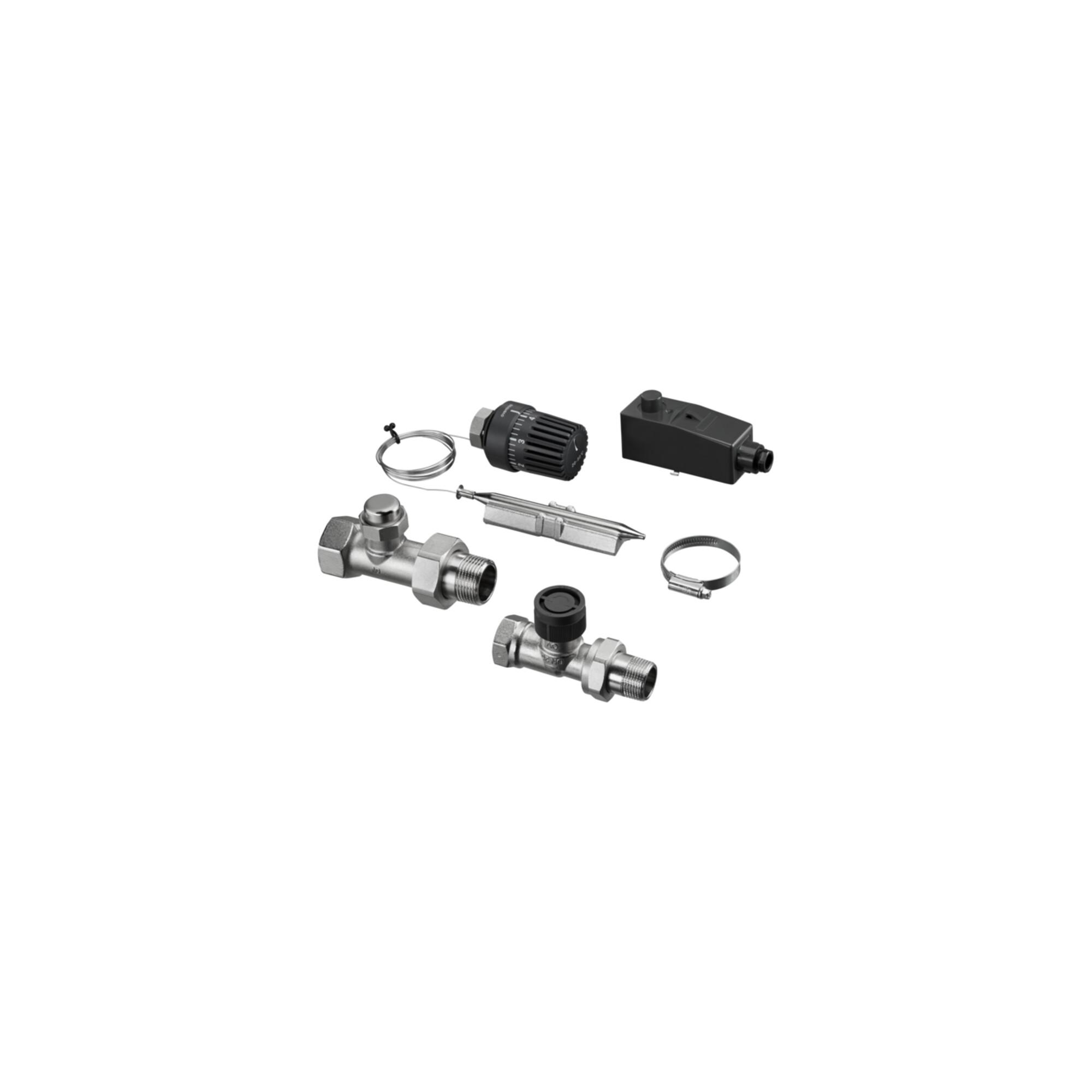 Oventrop Fußboden-Regel-Set 2 für Fußbodenflächen bis 120 qm (1144252)