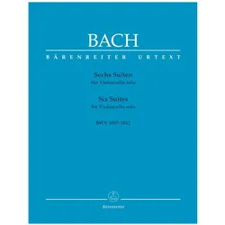 Sechs Suiten für Violoncello solo BWV 1007-1012, Fachbücher von Johann Sebastian Bach