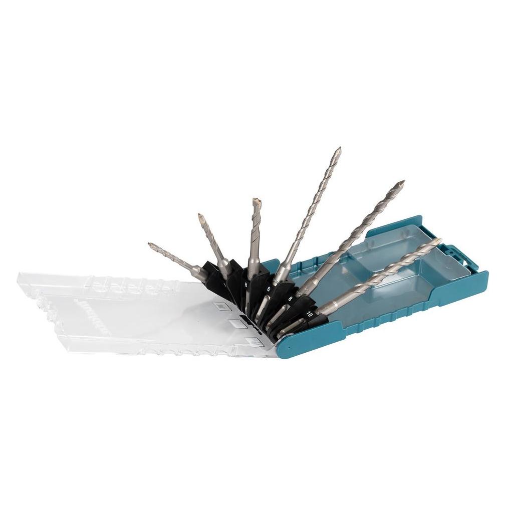 Makita SDS+ Steinbohrer-Set 6-tlg. (5, 6, 8 mm und 10 mm) (E-15730)