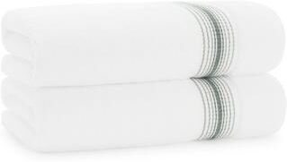 Aston & Arden Turkish Striped 2-Piece Bath Towels - 60x30