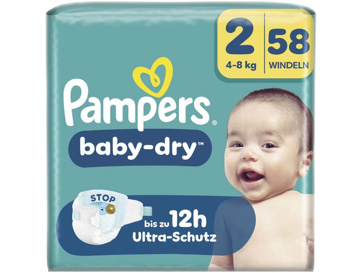 Pampers Baby Dry Grösse 2 58 Stück