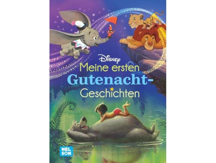 Disney Vorlesebuch: Meine ersten Gutenacht-Geschichten: Für Jungen und Mädchen ab 3 Jahren mit Dumbo, Mogli, Simba, Bambi und vielen mehr