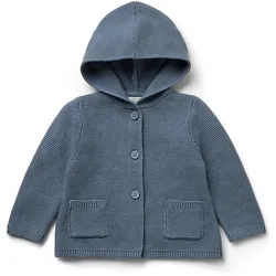 Tchibo - Baby-Strickjacke mit Kapuze - Baby - Gr. 86/92 - blau