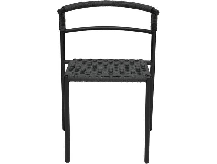 Gartenstuhl Wila Schwarz Stahl 56 cm - Gartenstuhl - Wetterfeste Gartenmöbel & Accessoires