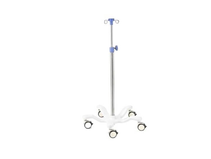 Teleskop-Infusionsständer mit 4 Haken, medizinisch tragbar, IV Höhenverstellbare Stange for die häusliche Pflege im Krankenhaus infusionsständer