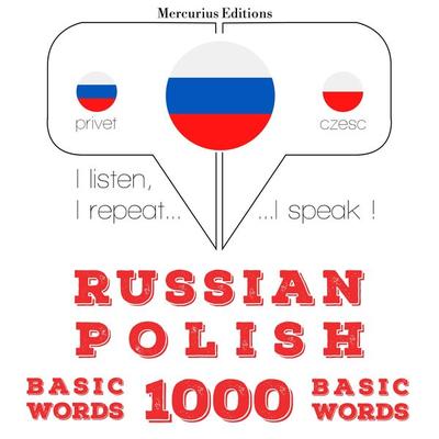 1000 essential words in Polish - JM Gardner, Audio, 9782821129450