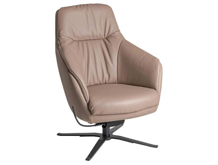 Sessel Sky Candy / Farbe: Malt / Bezugsmaterial: Leder