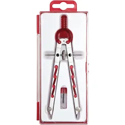 Alco Geometriezirkel Kreis-Ø 360mm 165mm silber/rot