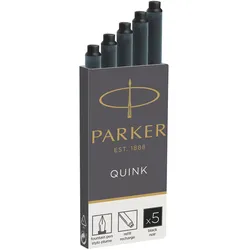 PARKER Tintenpatronen für Füller schwarz