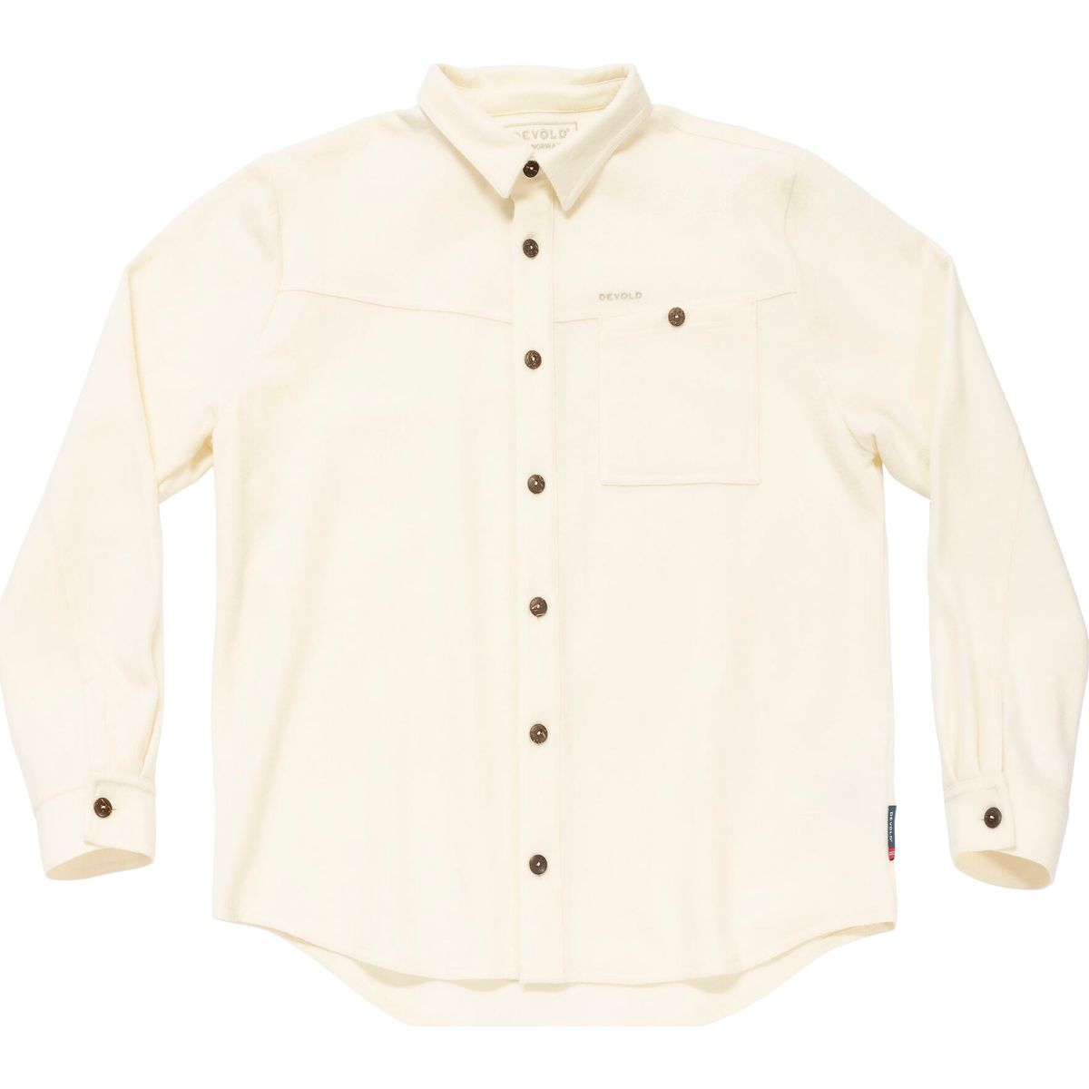 Devold of Norway Merino Overshirt raw white (010A-clothing) L GO 251 450 A 010A L