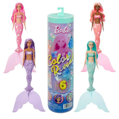 Barbie Color Reveal Zeemeerminpop met accessoires