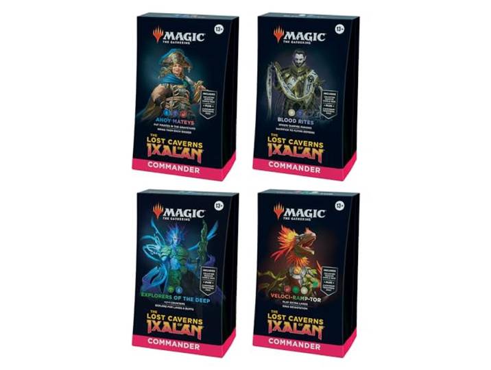 Magic the Gathering: The Lost Caverns of Ixalan - 4 Commander Decks (Case)