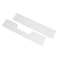 Bettseiten Mats 2er Set Dekor Weiß