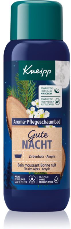 Kneipp Good Night bath foam Swiss Stone Pine & Balsam Torchwood 400 ml