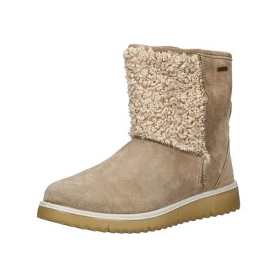 Snowboots LEGERO "Legero Stiefel Nubukleder", Damen, Gr. 39, Textil, beige, Nubukleder, Schuhe Snowboots