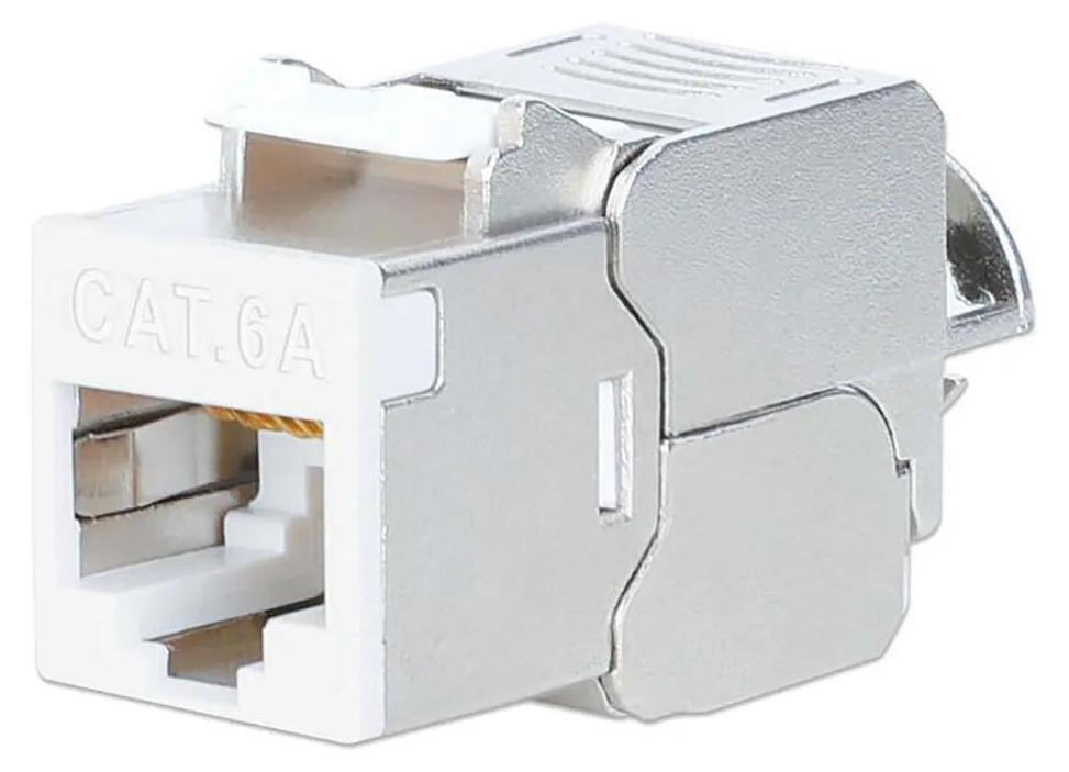 Intellinet 791304 Cat6a 10G STP keystone-module, wit