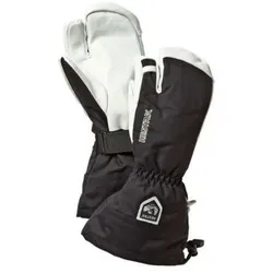 HESTRA Army Leather Heli Ski Handschuhe 3-Finger Unisex - schwarz 10