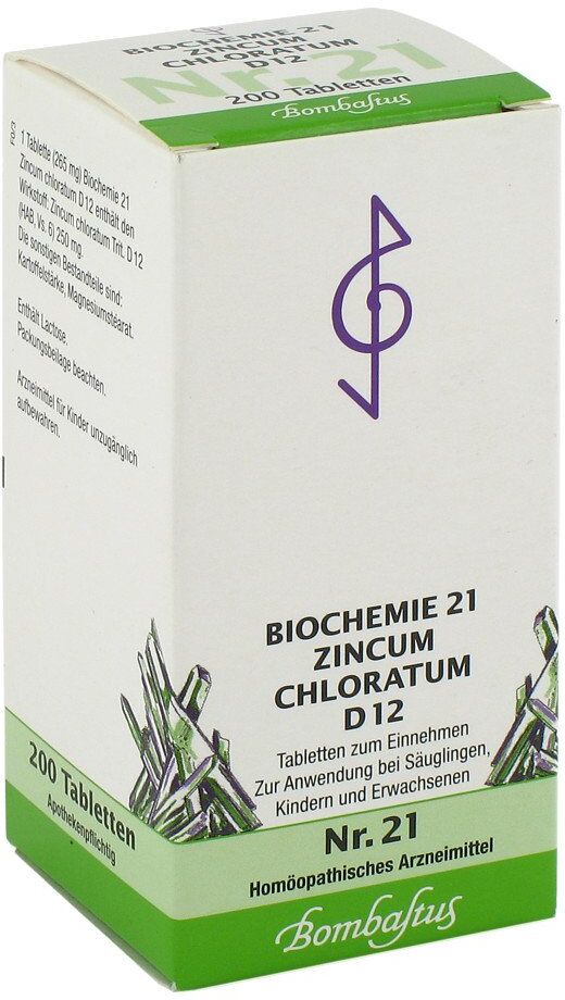 Biochemie 21 Zincum chloratum D12 Tabletten
