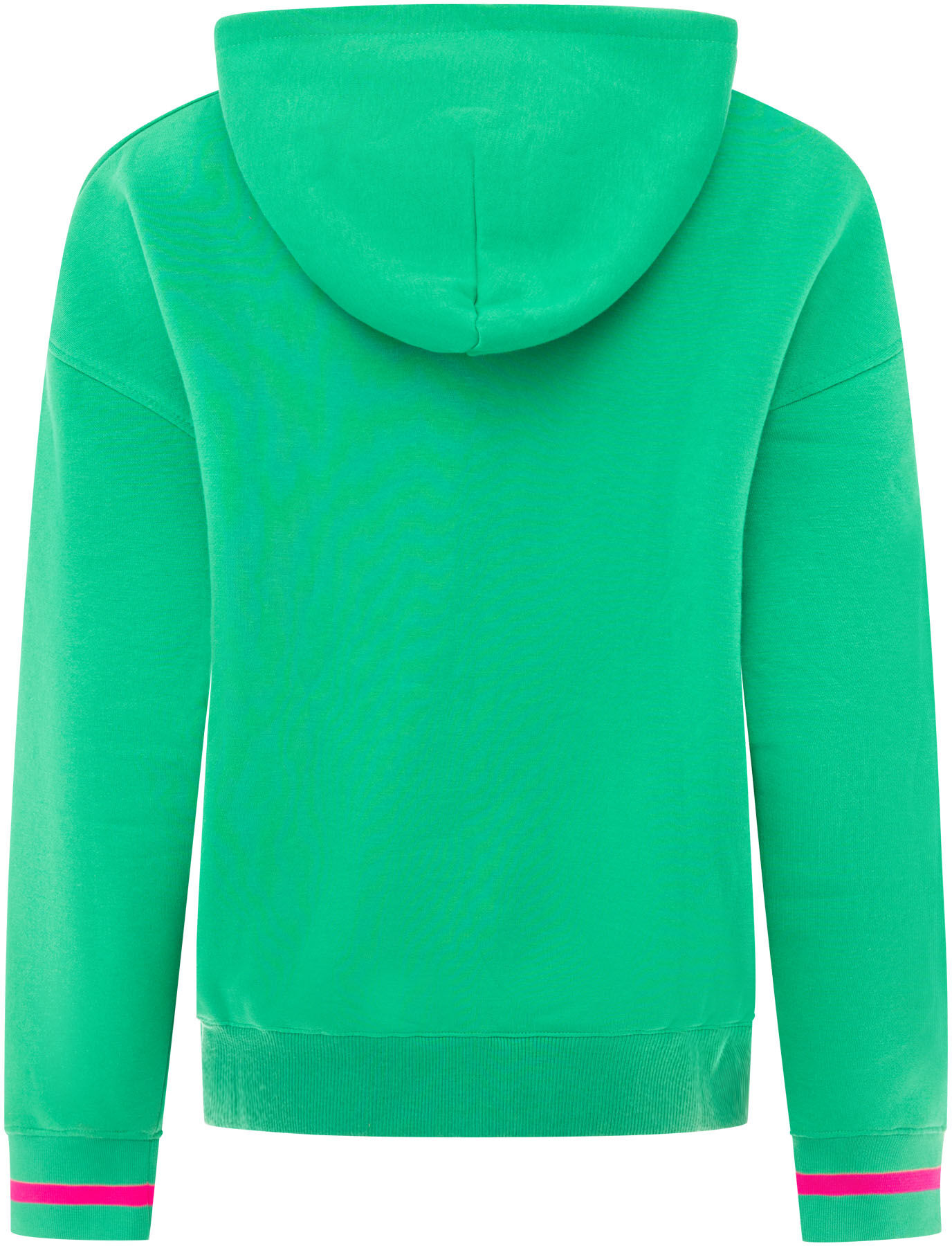 Hoodie ZWILLINGSHERZ "Zwillingsherz Patches", Damen, Gr. M, grün, Obermaterial: 50% Baumwolle, 50% Polyester, Sweatshirts Hoodie, Oversize-Fit, Kapuze, grosser Schriftzug und Patches, Kängurutasche grün M