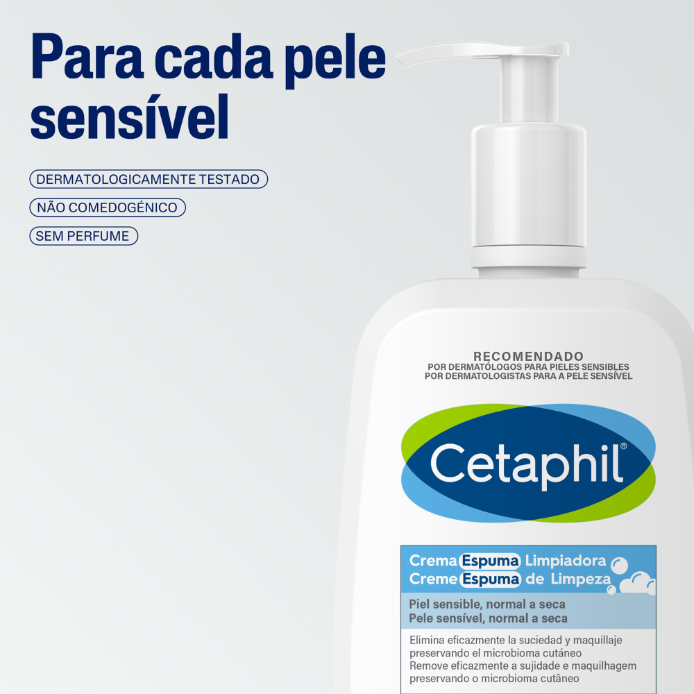 Cetaphil Cream Cleansing Foam 474mL