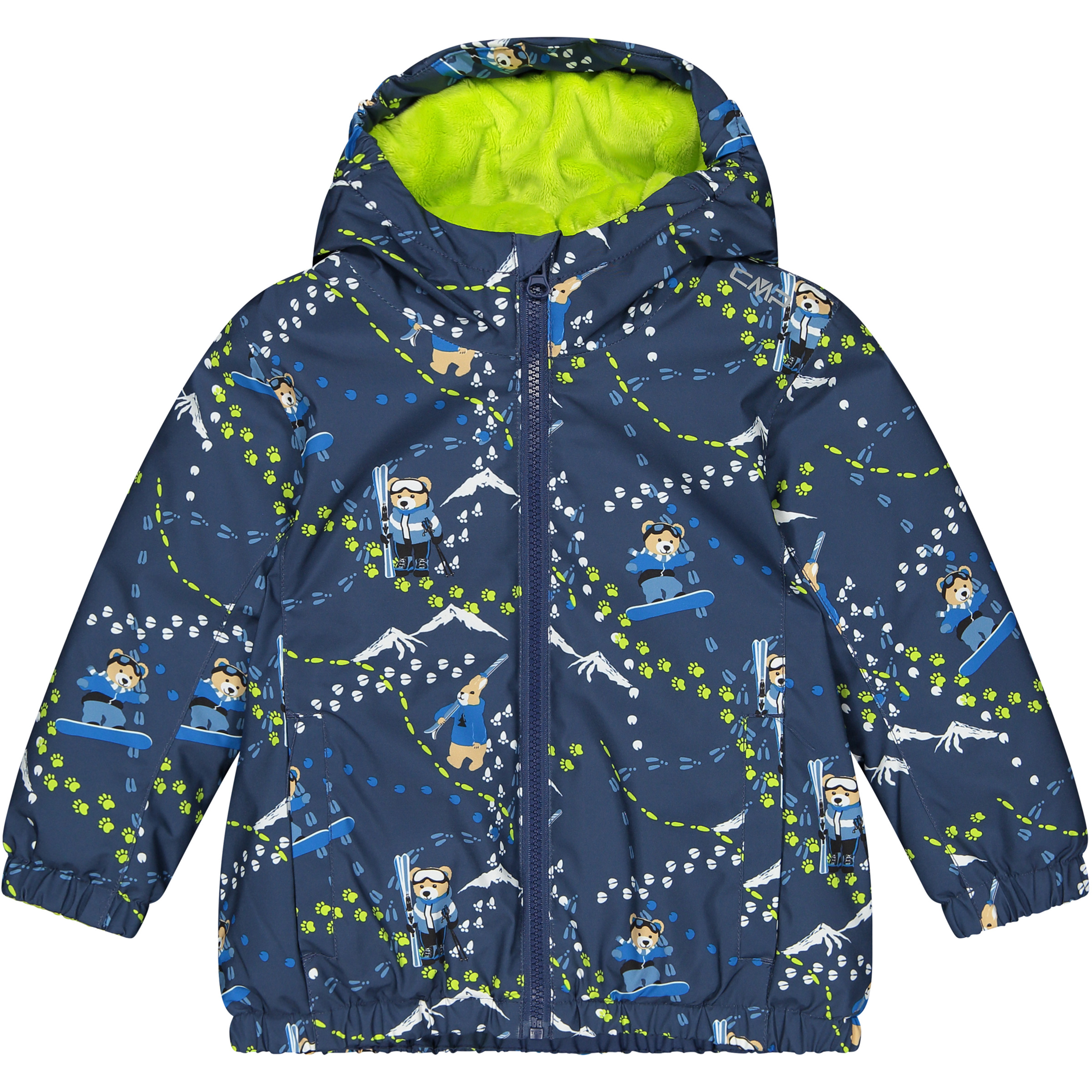 CMP Kinder Isolationsjacke blau Größe 92 Skifahren Wasserabweisend