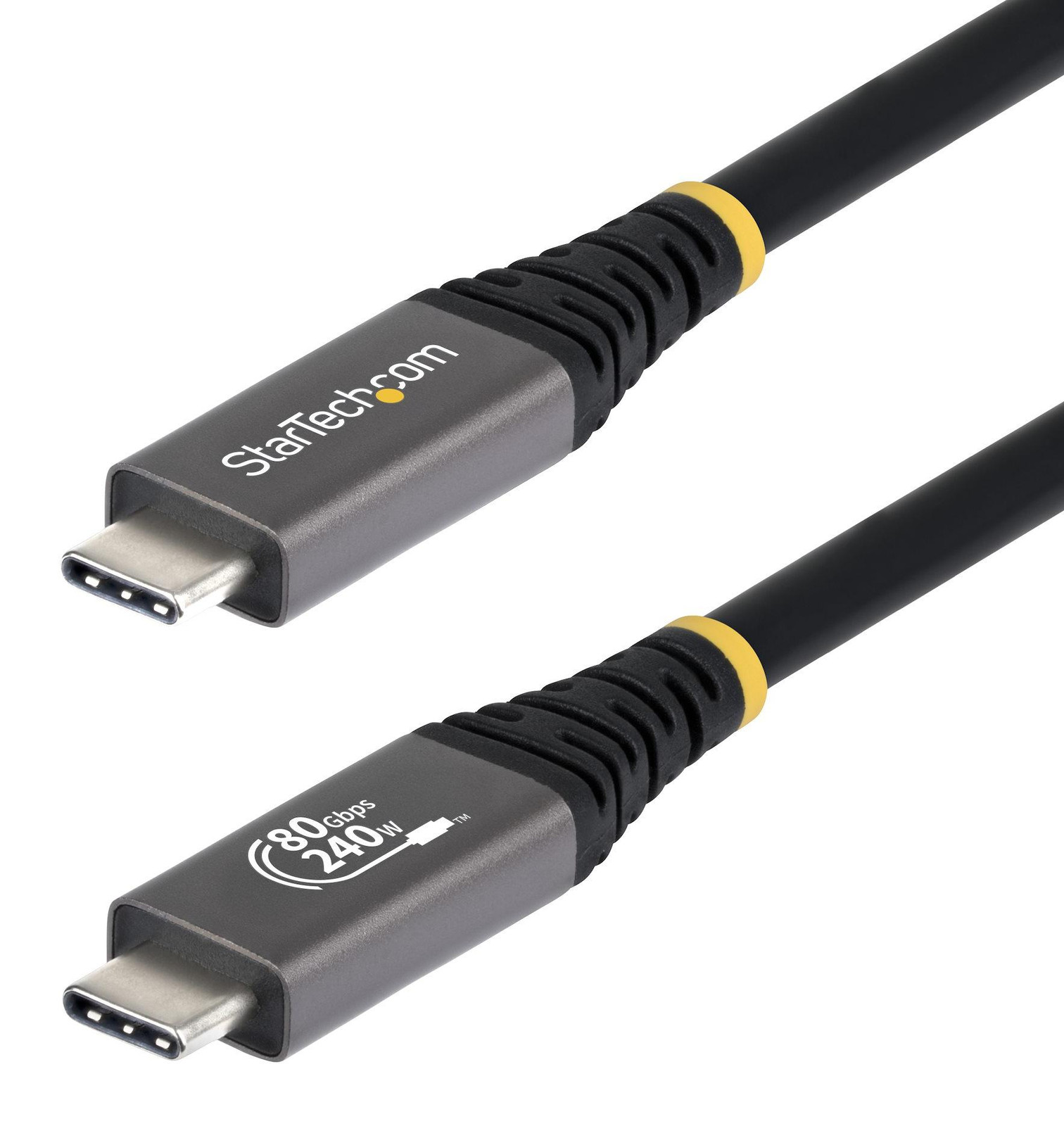 StarTech USB4-kabel 50cm, 80Gbps, USB-C naar USB-C, 240W, 8K 120Hz/4K 240Hz, DP2.1 en Thunderbolt 4 compatibel