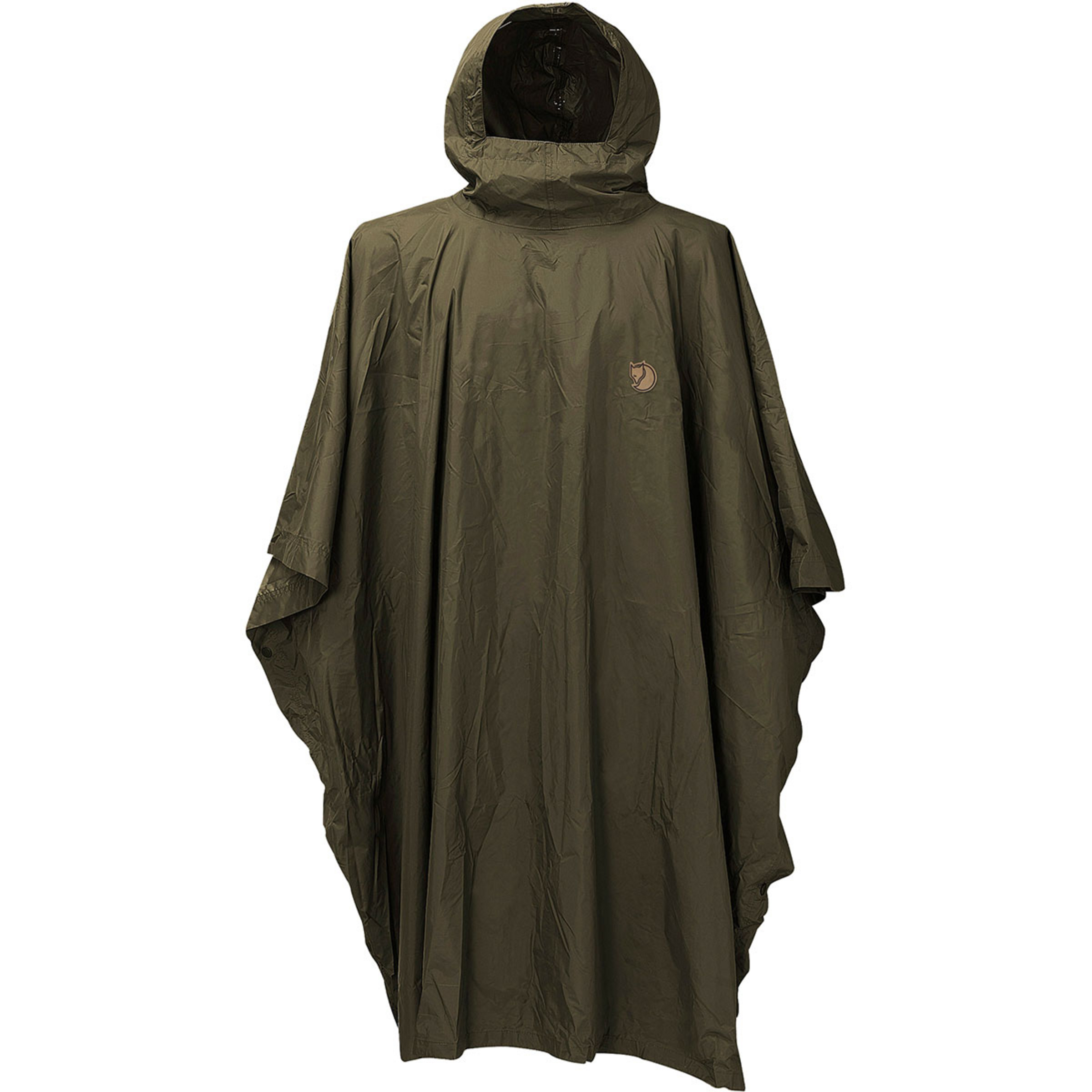 Fjällräven Poncho Parkas & Mäntel oliv Trekking Widerstandsfähig Wasserabweisend