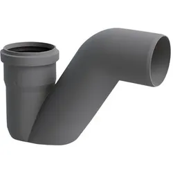Unidrain, Indoor Growing Bewässerung, Wasserschleusenleitung Ø75mm - horizontal, P-Wasserschleuse