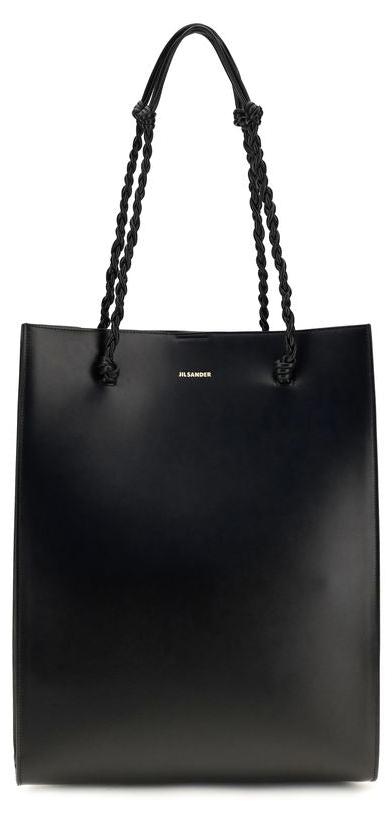 Jil Sander Schultertasche aus Kalbsleder in Schwarz J07WC0040P4841_001