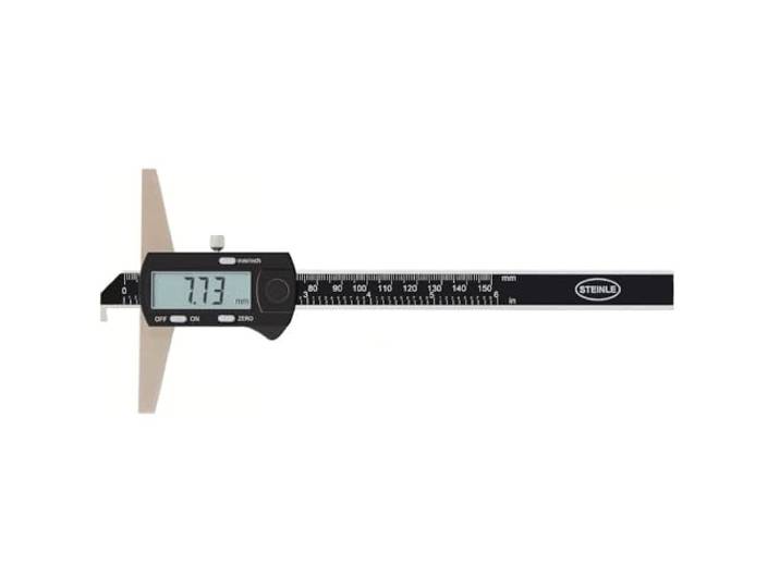 STEINLE 1641 Tiefenmeßschieber Tiefenmessschieber mit Haken digital 300 mm
