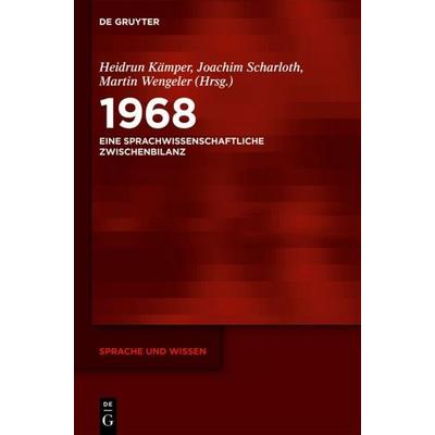 1968, Gebundene Ausgabe von , De Gruyter, 978-3-11-025471-6