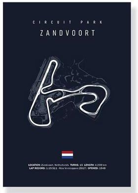 Uplifted Finds F1 Race Track Canvas Painting   Classic Morocco & Imola Circuit Art   Professional Executive Home & Office Decor xl020 08 50 X 70 Cm Unframed