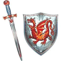 Liontouch Bernstein Drachen-Spielzeugschwert und -Schild