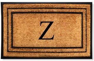 A1 Home Collections Natural Coir & Rubber Door Mat, Heavy Duty, Dirt Trapping, Long-Lasting Entrance Doormats