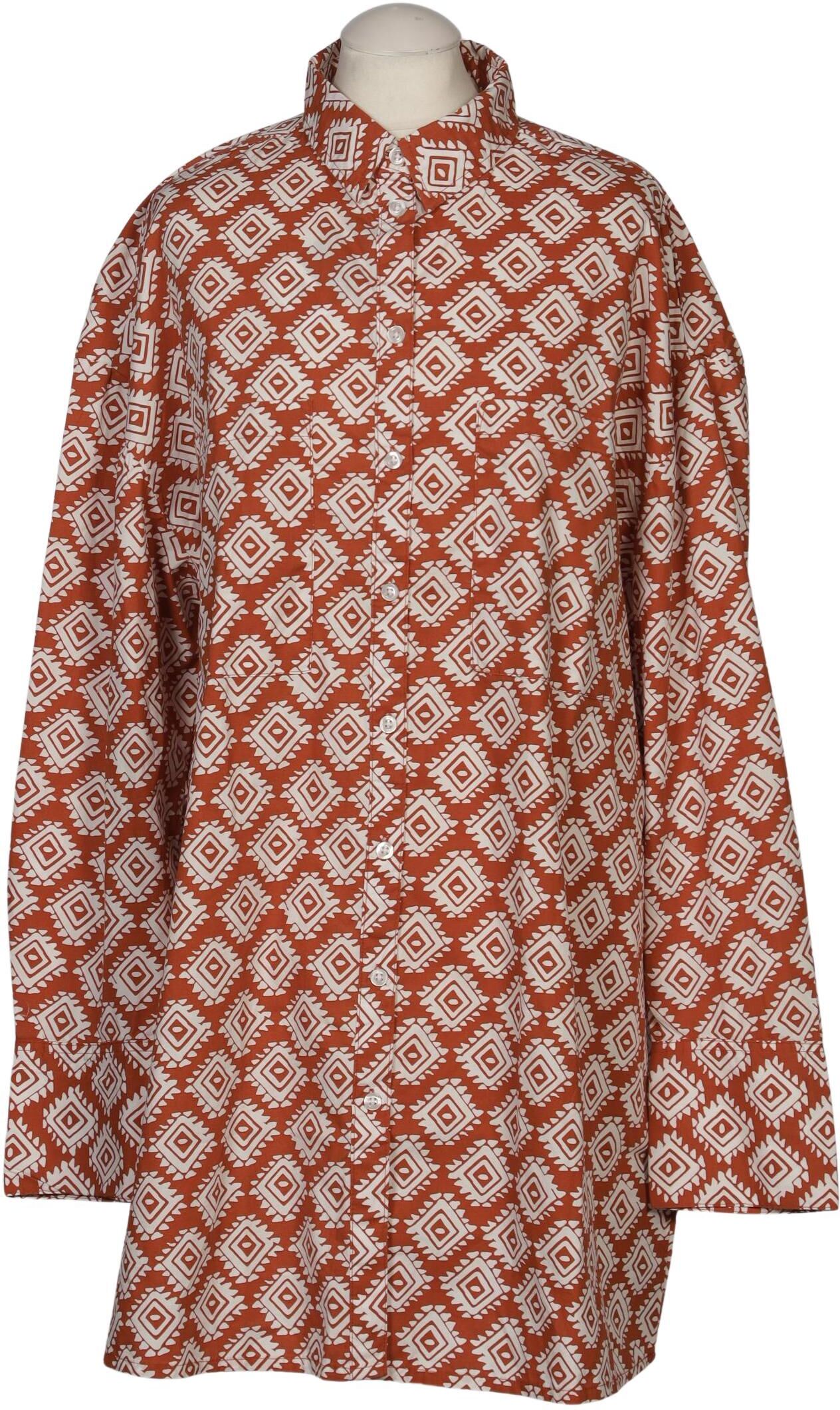 Ulla Popken Damen Bluse, Mehrfarbig, Gr. S, Baumwolle - Second Hand