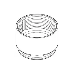 Dornbracht Huelse Verlaeng. 25 mm 09170119190 roh