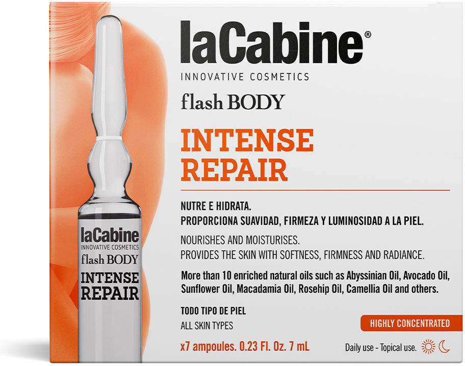 La Cabine Ampollas Corporales reparación intensa 7 x 7 ml
