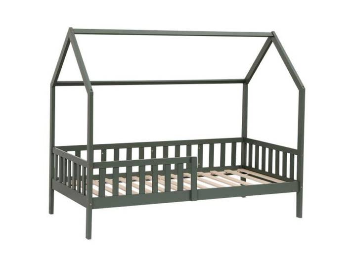 Lit cabane pour enfant 190x90cm vert MARCEAU