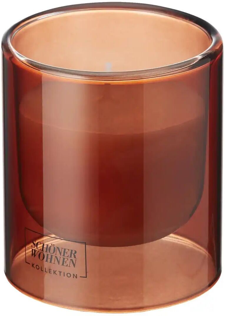 SCHÖNER WOHNEN Kollektion Duftkerze   ¦ braun ¦ Glas,Wachs ¦ Maße (cm): H: 8,5
