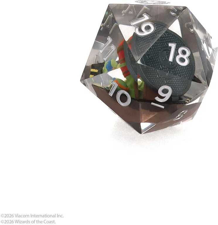 Magic: The Gathering Teenage Mutant Ninja Turtles 55mm Spindown D20 - Sirius Dice for Tabletop Gaming