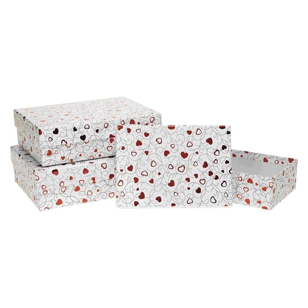 Teka Geschenkbox mit 3 Rosettenherzen (3x) (47995868)