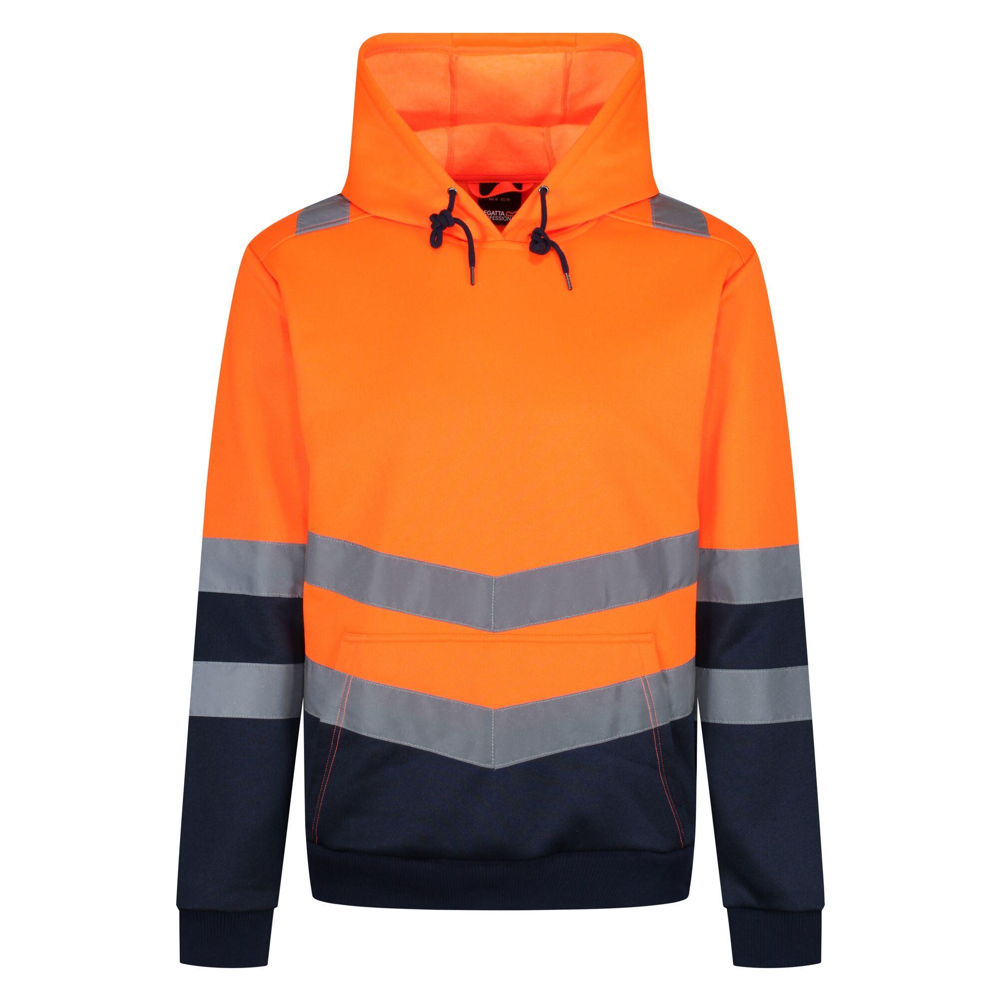 Regatta Heren Overhead High-Vis Hoodie (Oranje)