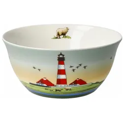 Goebel Schale North Sea Lighthouses, Fine Bone China, Bunt, 7 cm, 23102311, Schüssel + Schale, Mehrfarbig