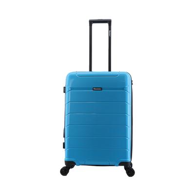 Koffer DISCOVERY "SKYWARD", Gr. B/H/T: 43cm x 65cm x 27cm, blau, Koffer, mit integriertem TSA-Kombinationsschloss