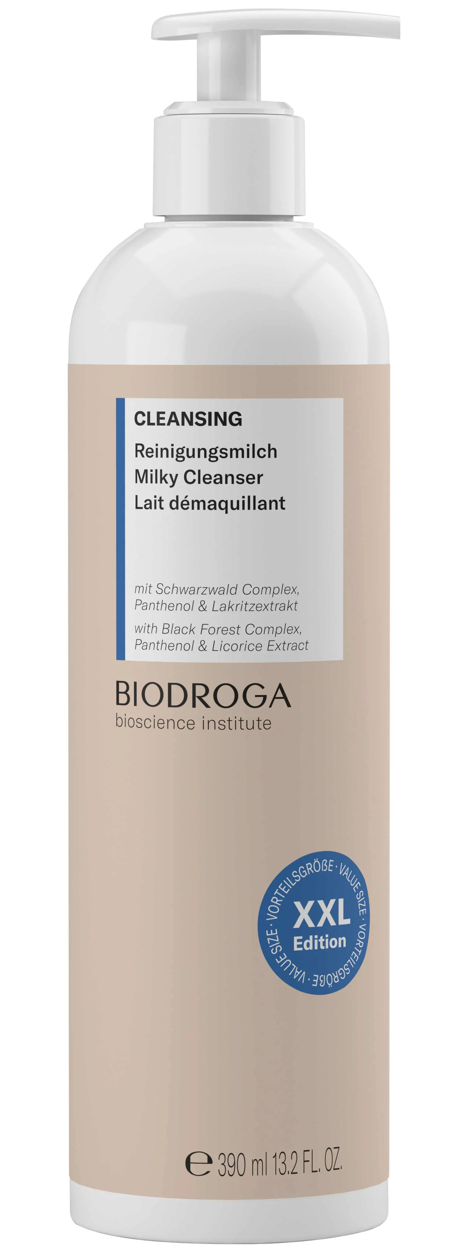 Biodroga Cleansing, Reinigungsmilch limited Edtion, 390ml