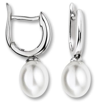 Paar Creolen ONE ELEMENT "Ohrringe Creolen aus 925 Silber", silber, Ohrringe, Damen, Damen, Perlen Silber 925 (Sterlingsilber), Perlen, Silber 925 (Sterlingsilber), Fein gefertigt – ein Zeichen mit besonderer Bedeutung
