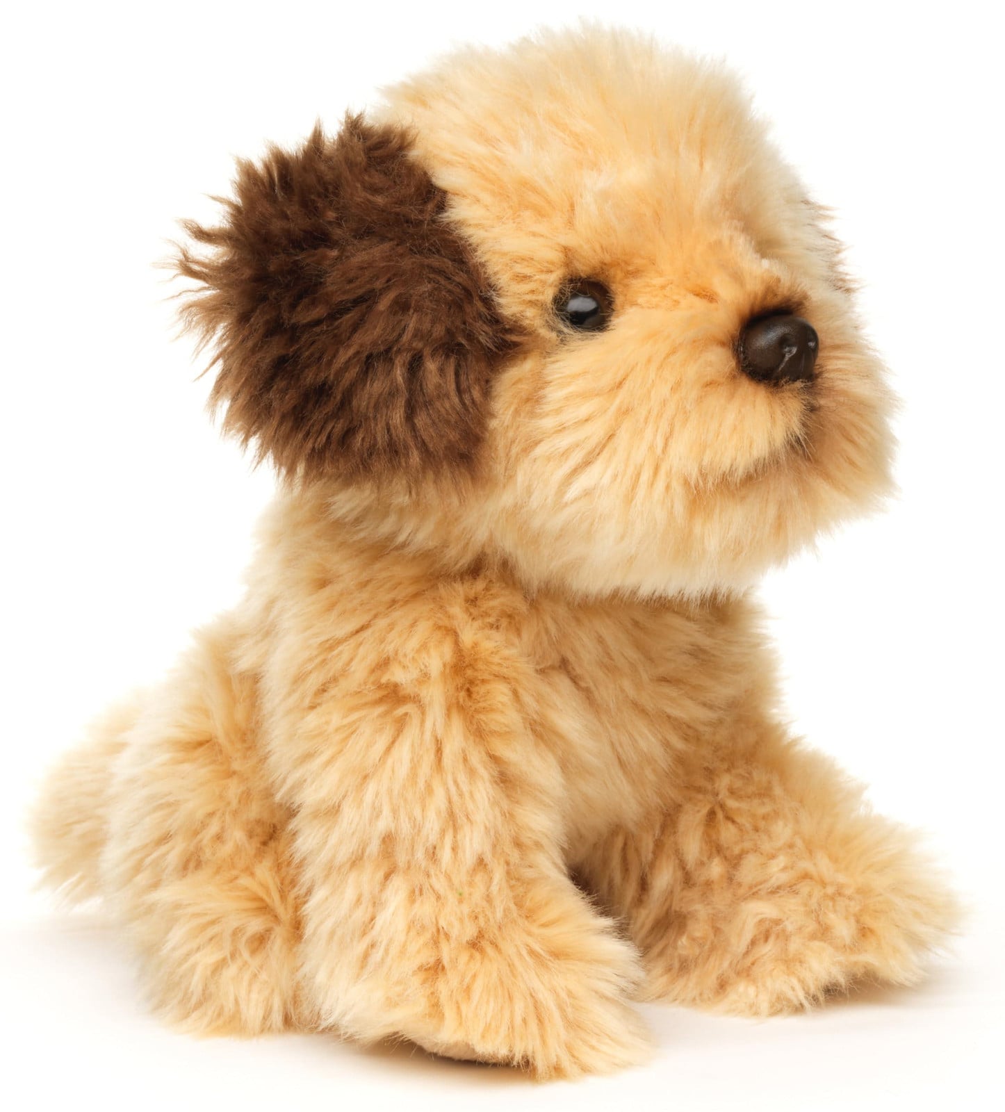 Uni-Toys Shih Tzu Doodle zittende pluchen knuffelhond, Hoogte: 18 cm