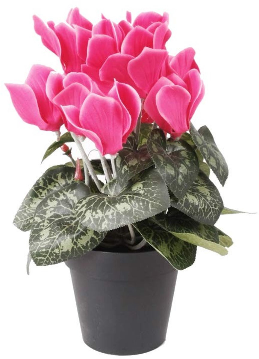 Merkloze kunstplant Rose in pot voor binnen decoratie