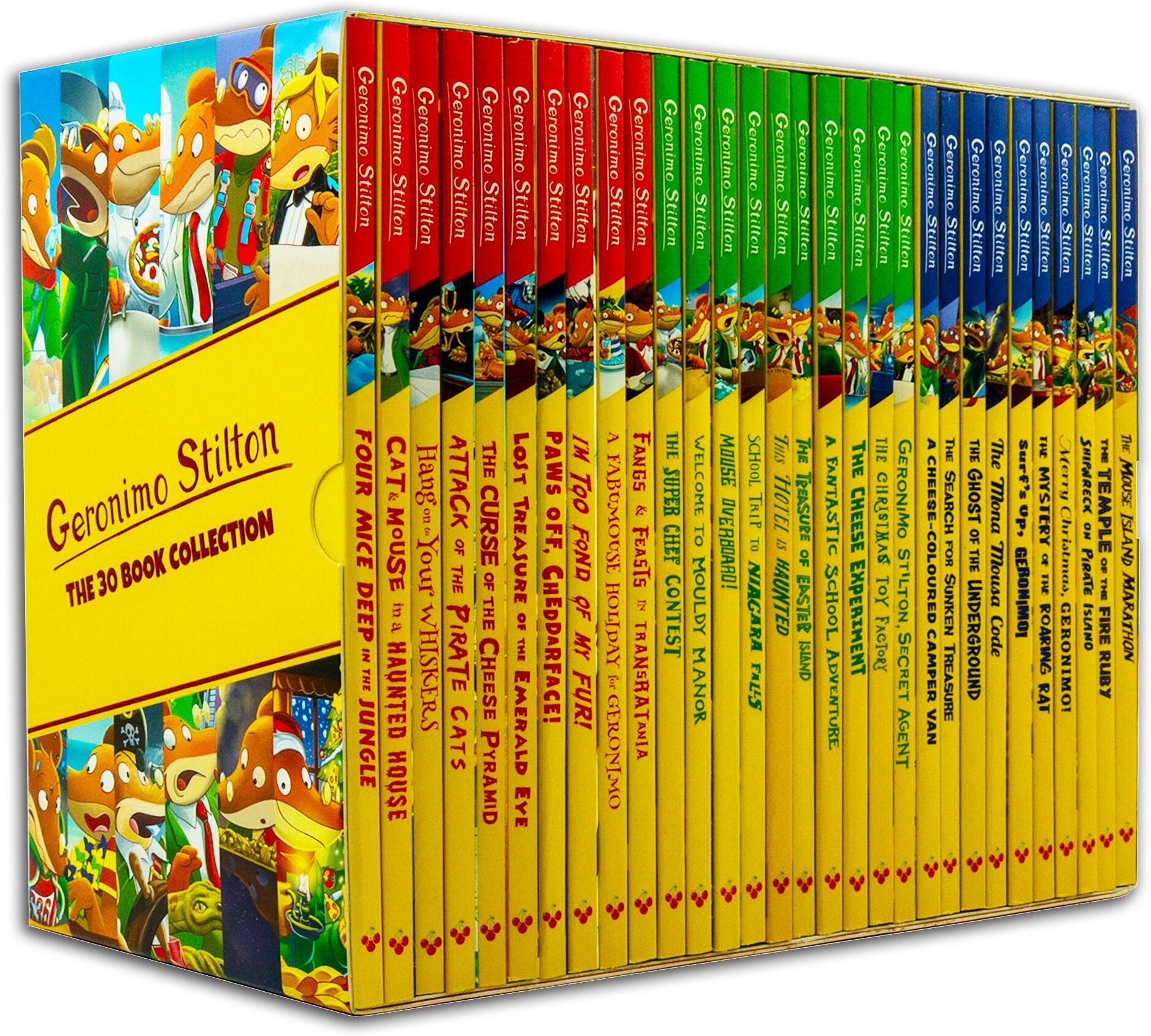 Sweet Cherry Publishing Geronimo Stilton Series 1, Series 2 and Series 3 - 30 Books Collection Set   Kids Adventure & Humor Books
